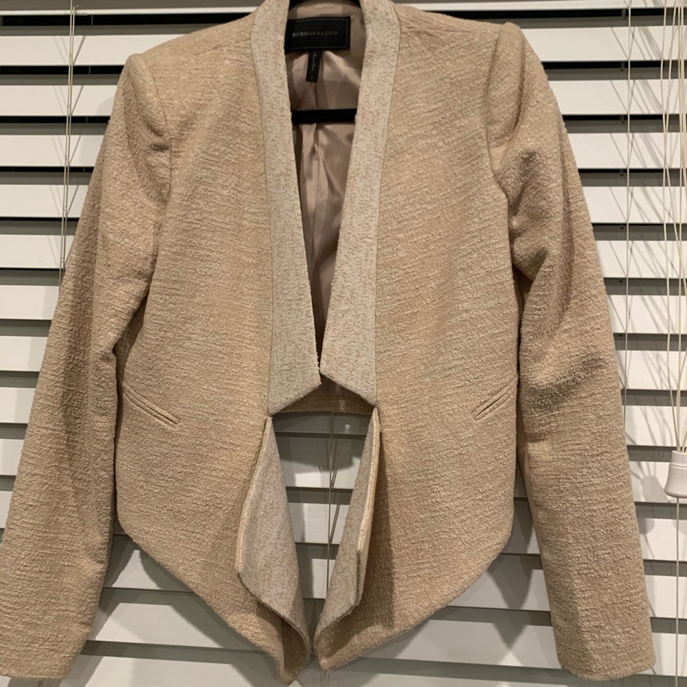 Bcbg tweed blazer
